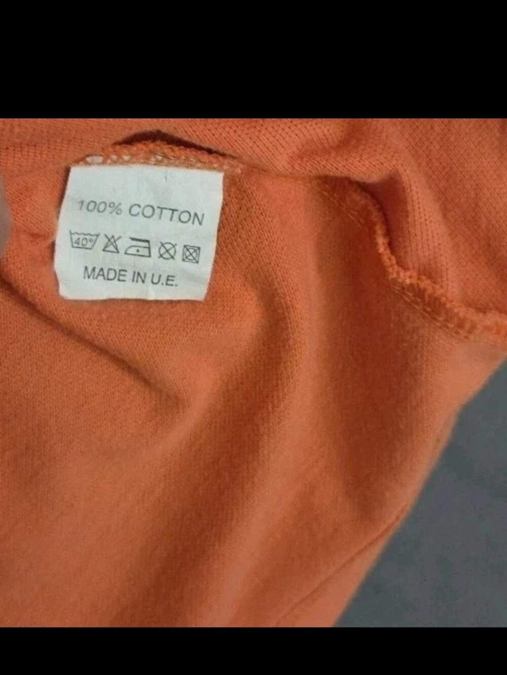 Tommy Hilfiger Pique Polo Shirt Mens XL Orange Coral Short Sleeve Y2K - Picture 5 of 8